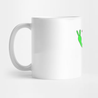 Peace Alien - Basecap - Smiling Frog T-Shirt Mug